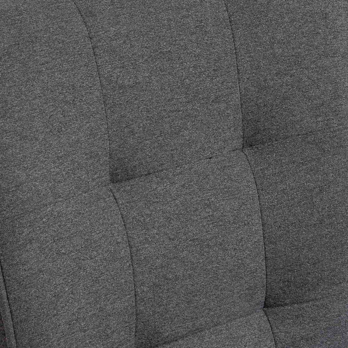 Dining Room Chairs Set Of 2 Chairs With Backrest, Linen-Polyester Fabric, Foam, Rubber Wood, Gray, 45X61.5X94Cm