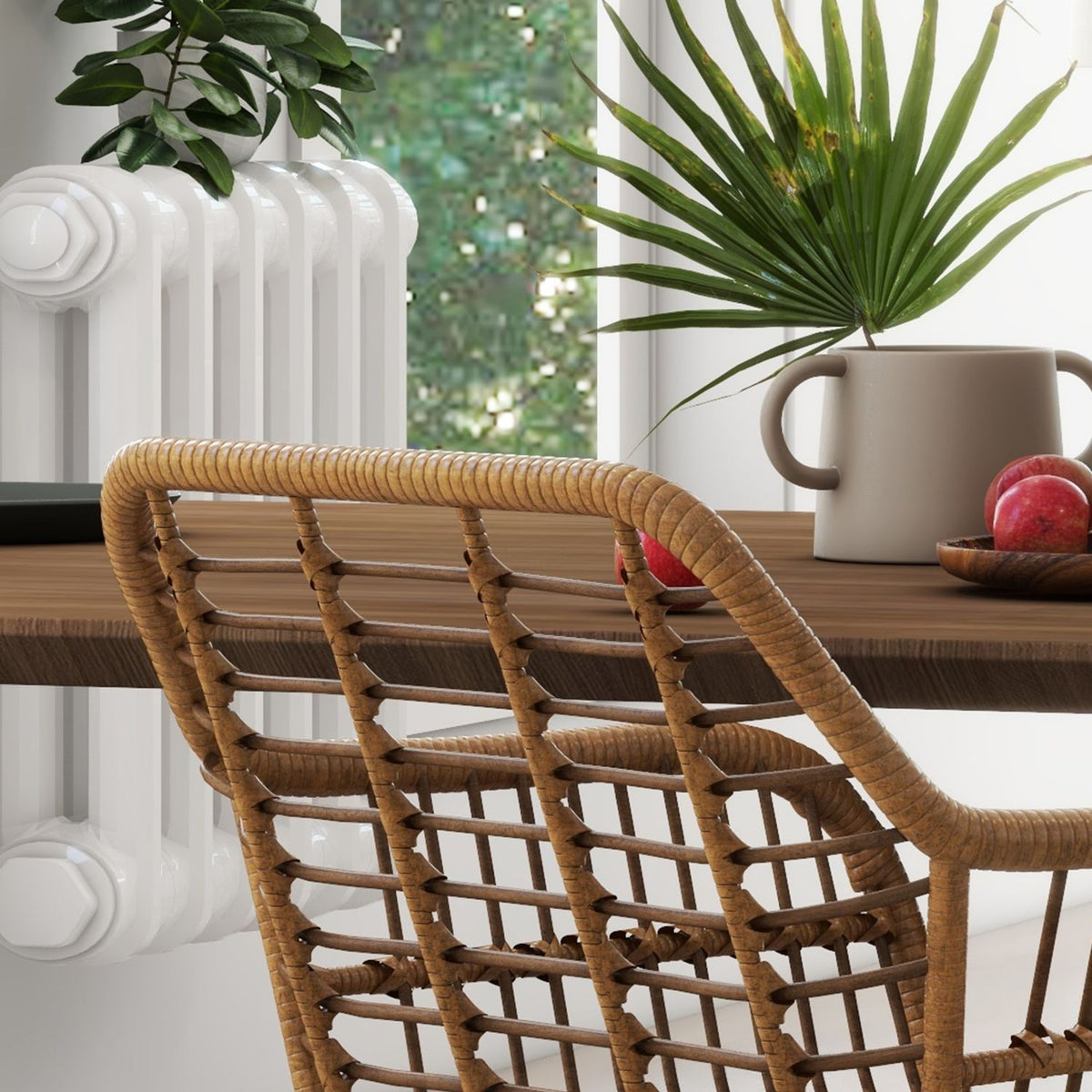 Dining room chairs set of 2 dining chairs with backrest kitchen chairs with rat look living room chair steel light brown