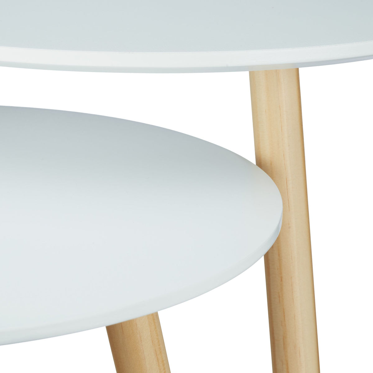Dining table set of 2 in Scandinavian style