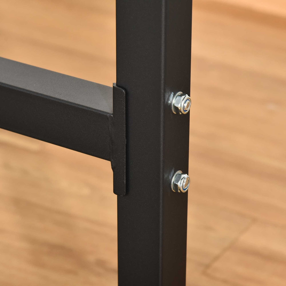 Dip Station, Dip Stand For Abdominal And Back Training, Steel, Black, 104X70.5X122Cm