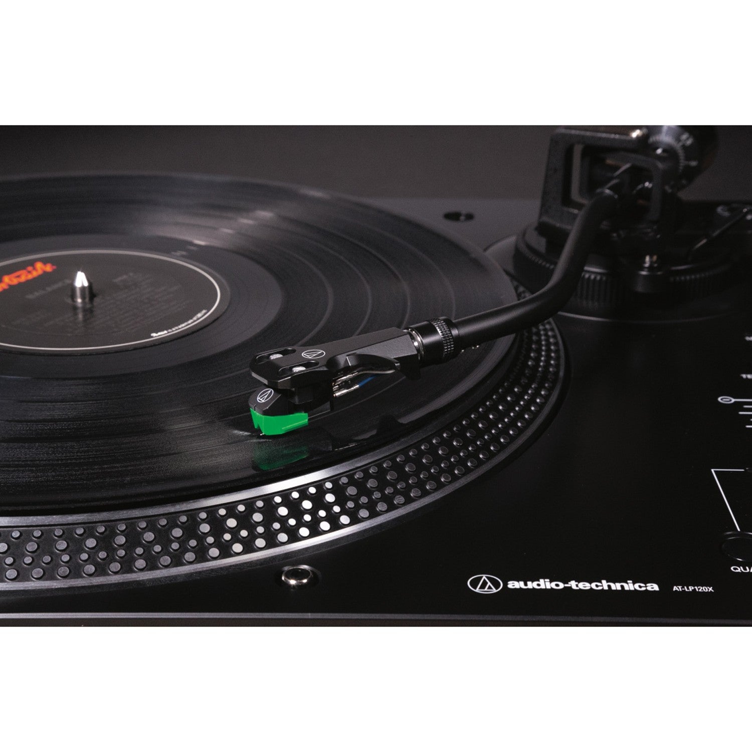 Direct Drive Manual Turntable with USB, Black, 3 Speeds
