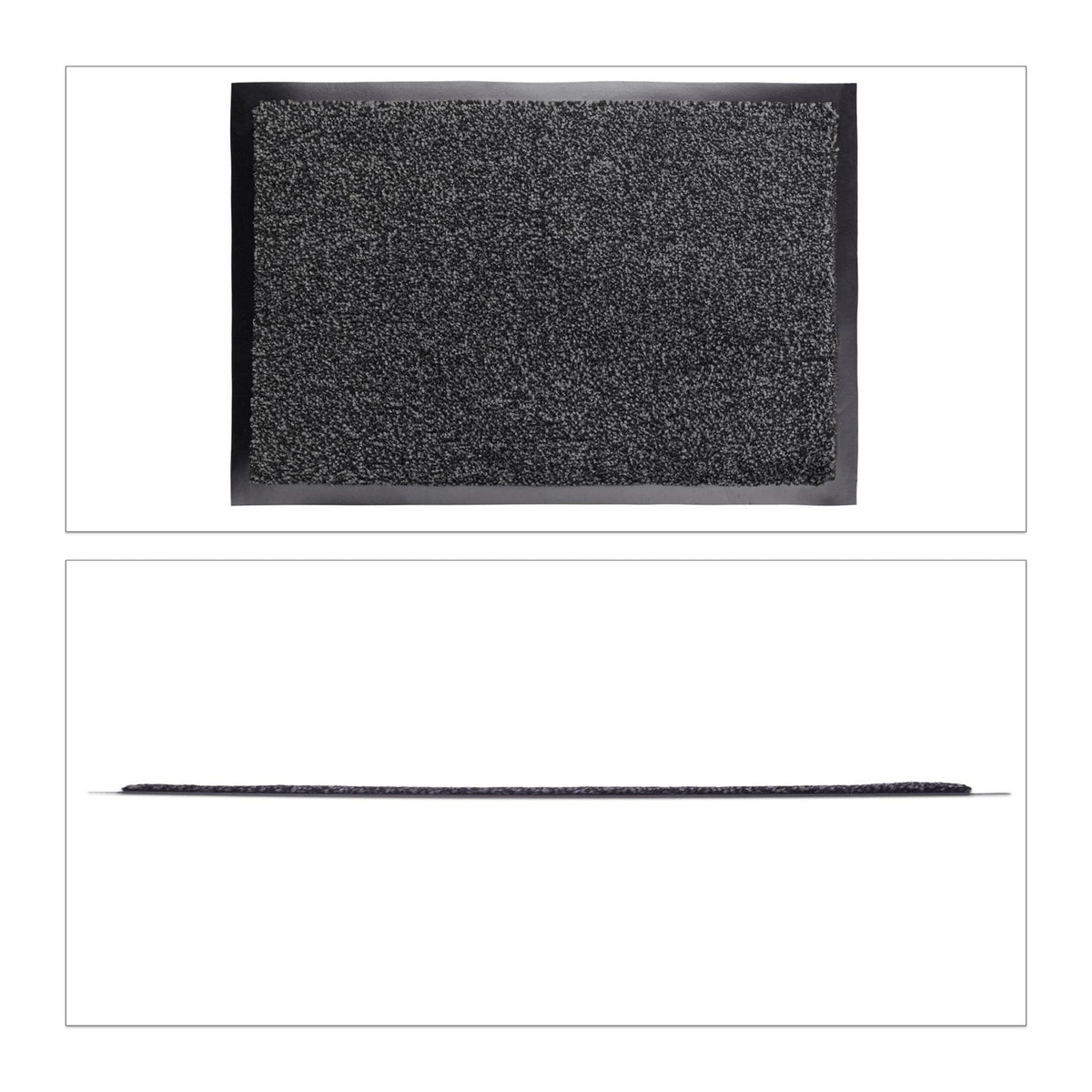 Dirt collecting mat gray