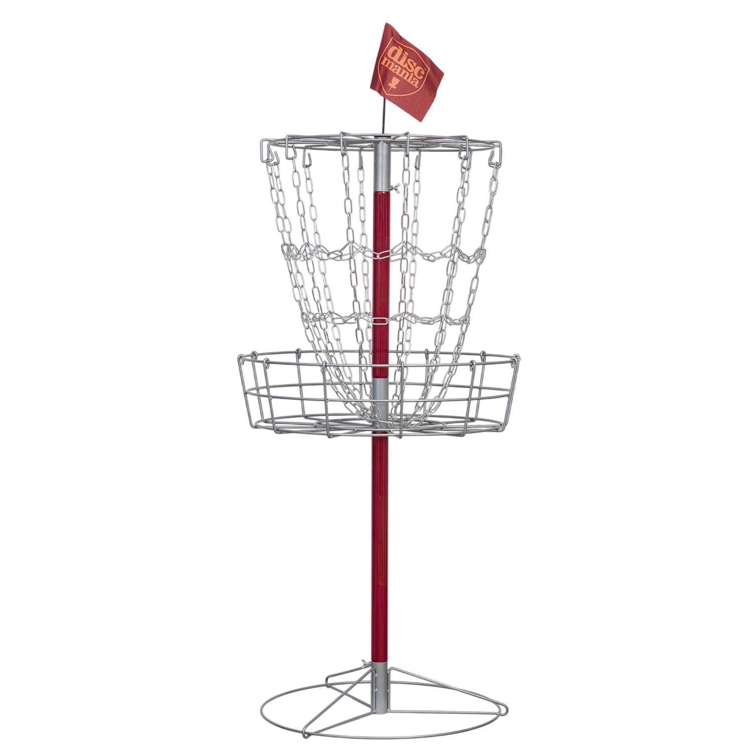 Disc Golf Set with Portable Basket and 4 Putters