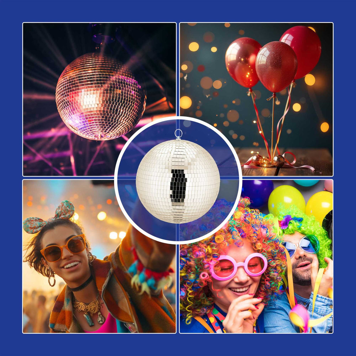 Disco Ball 25 cm – Ceiling Mirror Ball for Parties