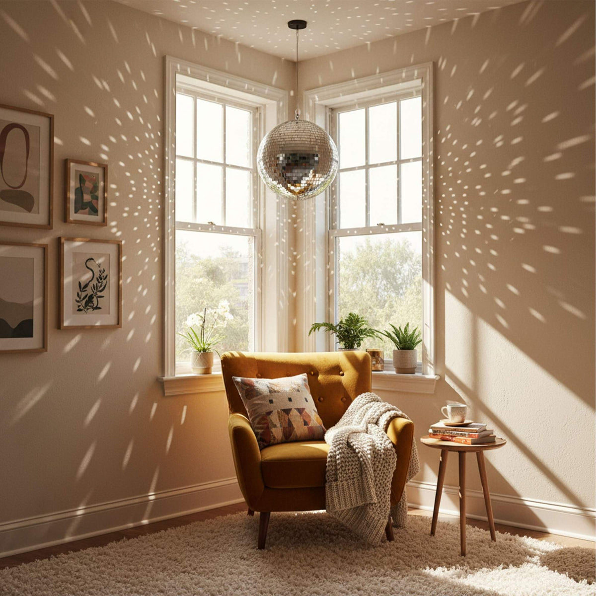 Disco Ball 40 cm – Large Hanging Party Decoration