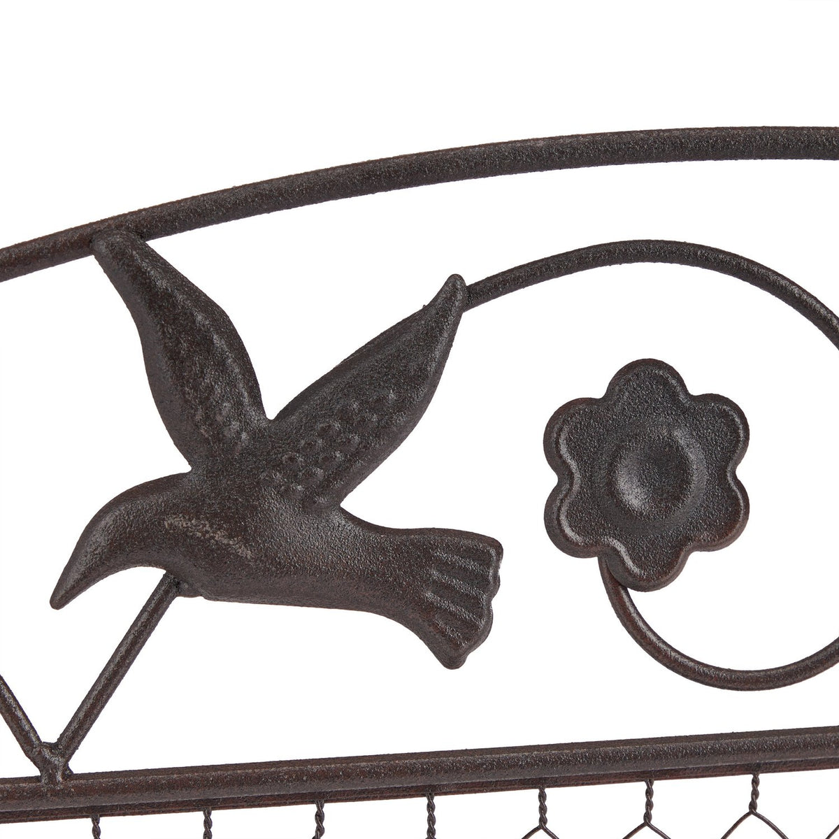 Discount fence 4 panels dark brown
