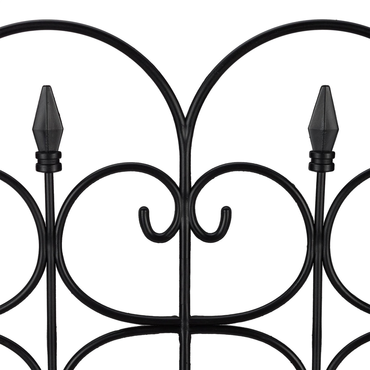 Discount fence plastic black/white
