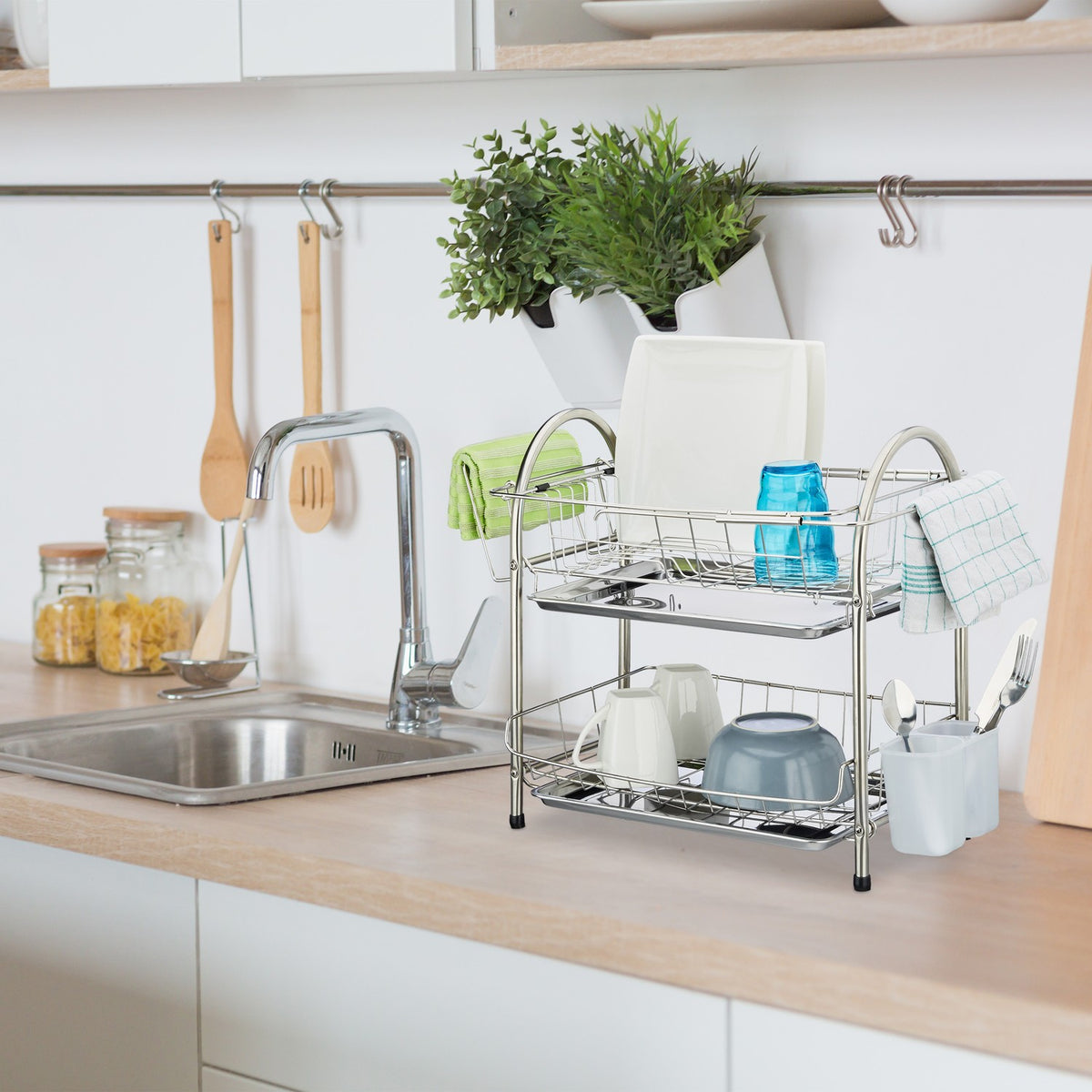 Dish rack 2 levels