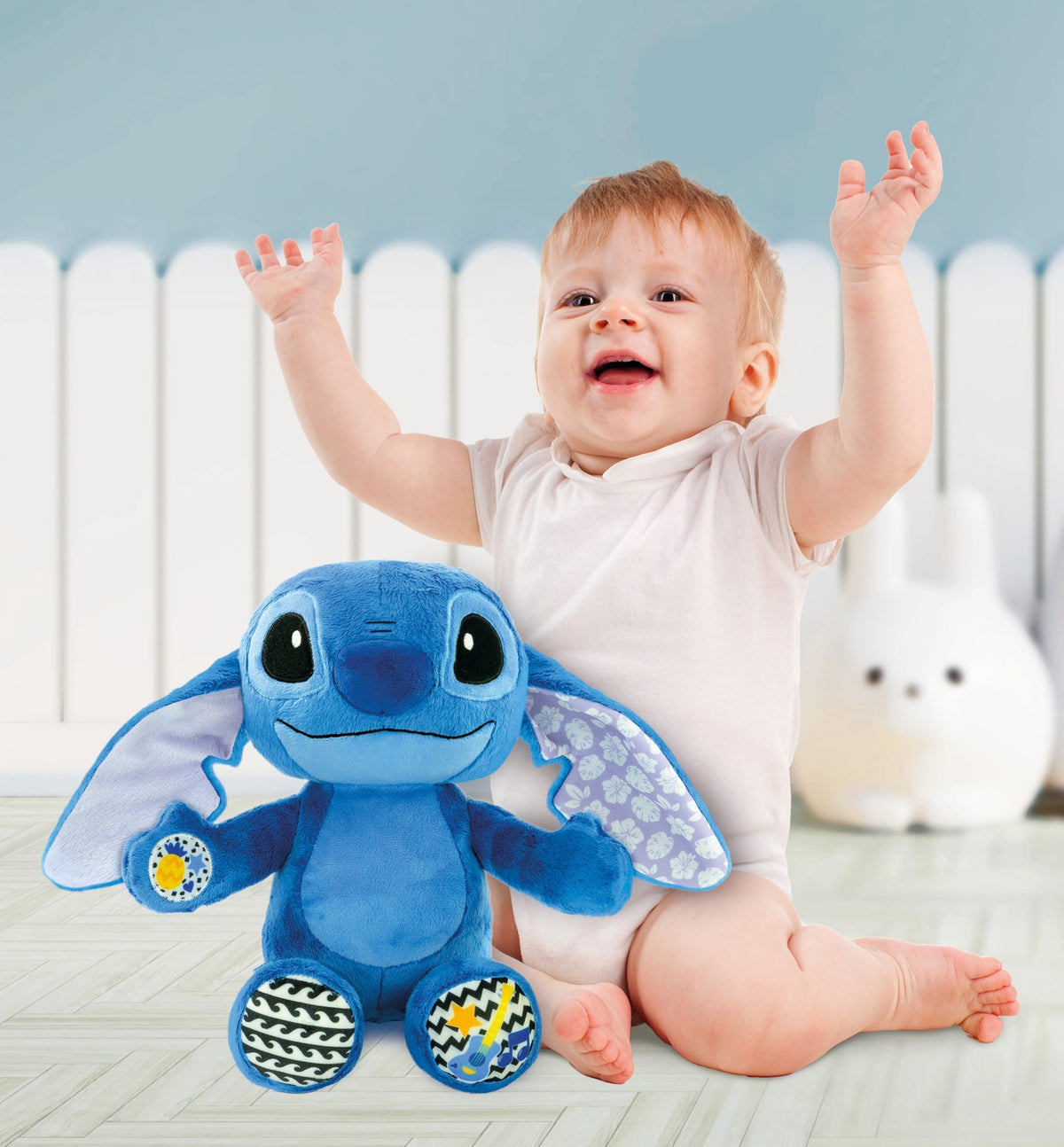 Disney Baby Stitch Musical Plush Toy, Plays Nursery Rhymes