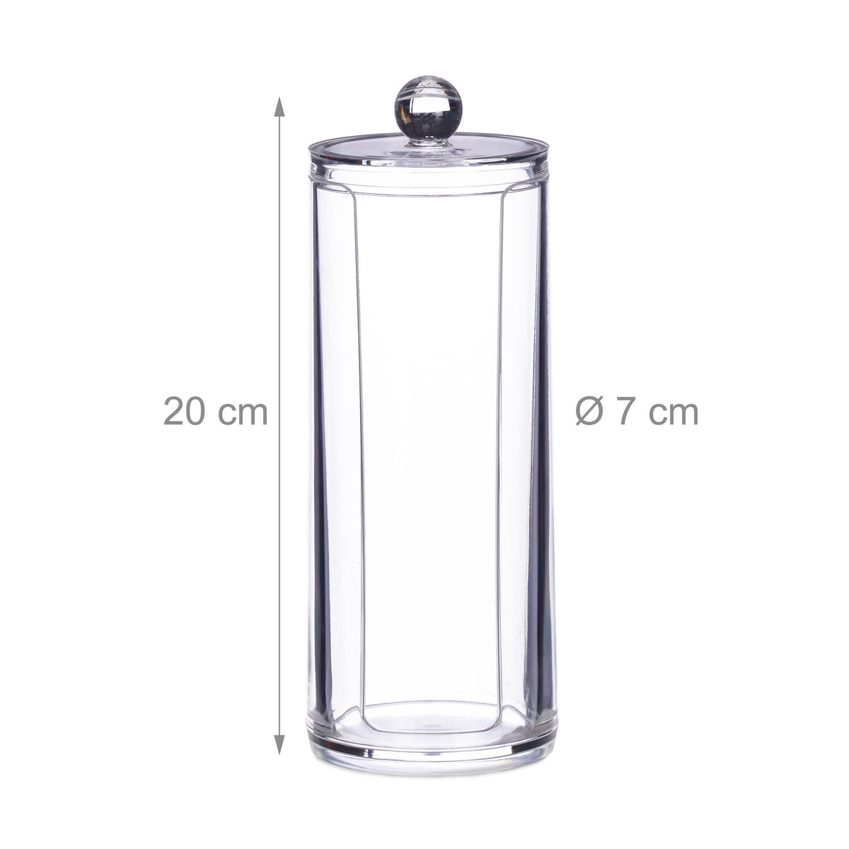 Dispenser for cotton pads with lid