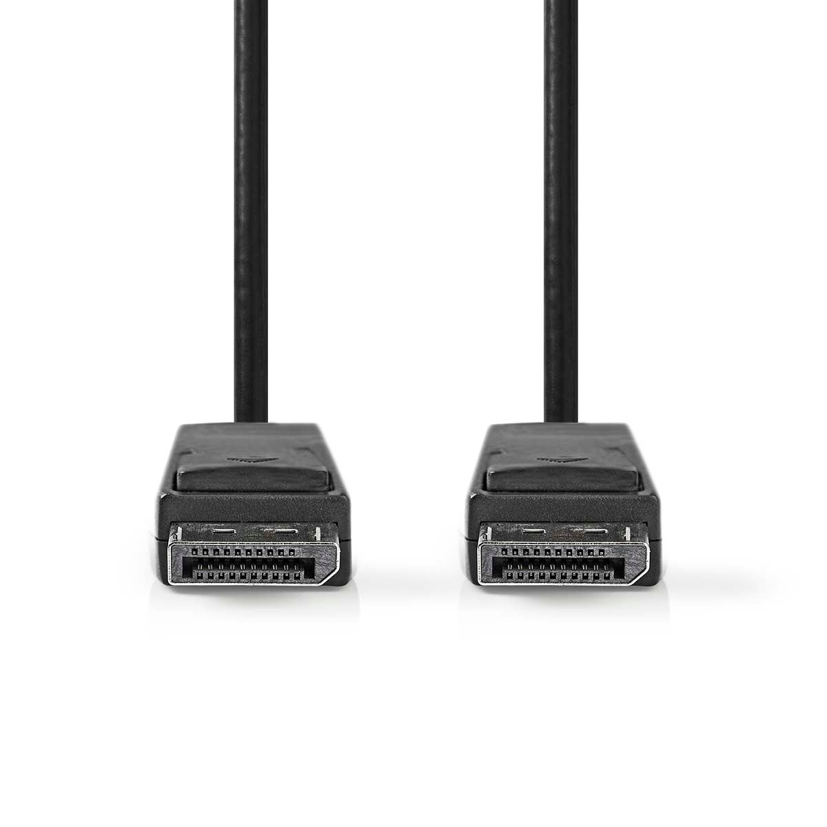 DisplayPort Cable | DisplayPort Male | DisplayPort Male | 8K@60Hz | Nickel Plated | 2.00 m | Round | PVC | Black | Polybag