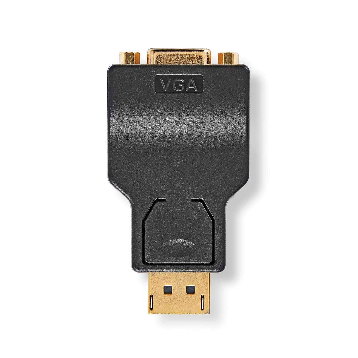 Displayport adapter | DisplayPort Male | VGA female 15p | 1080p | Gold Plated | Straight | Round | ABS | Anthracite | Box