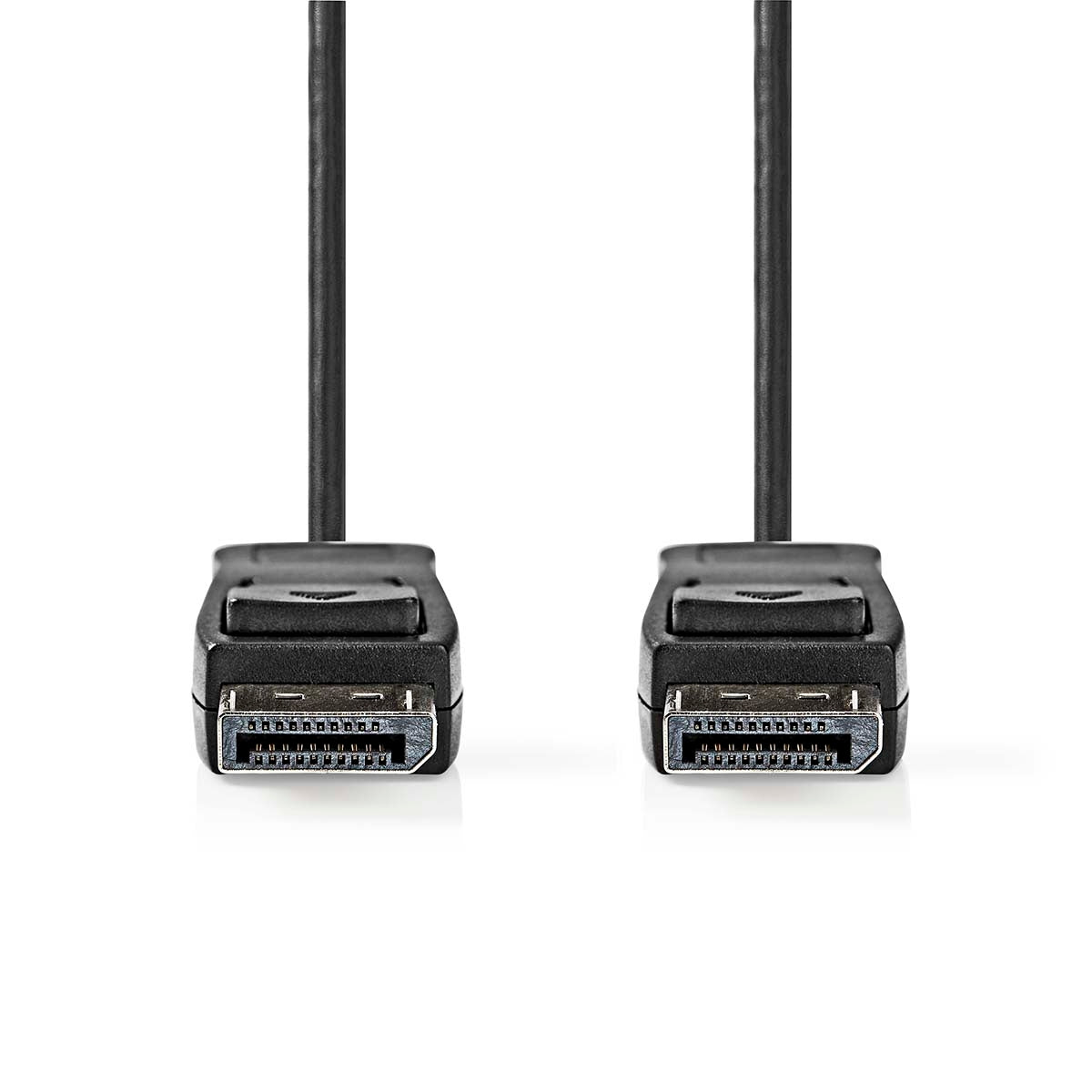 Displayport cable | DisplayPort Male | DisplayPort Male | 4K@60Hz | Nickel Plated | 2.00 m | Round | PVC | Black | Plastic bag