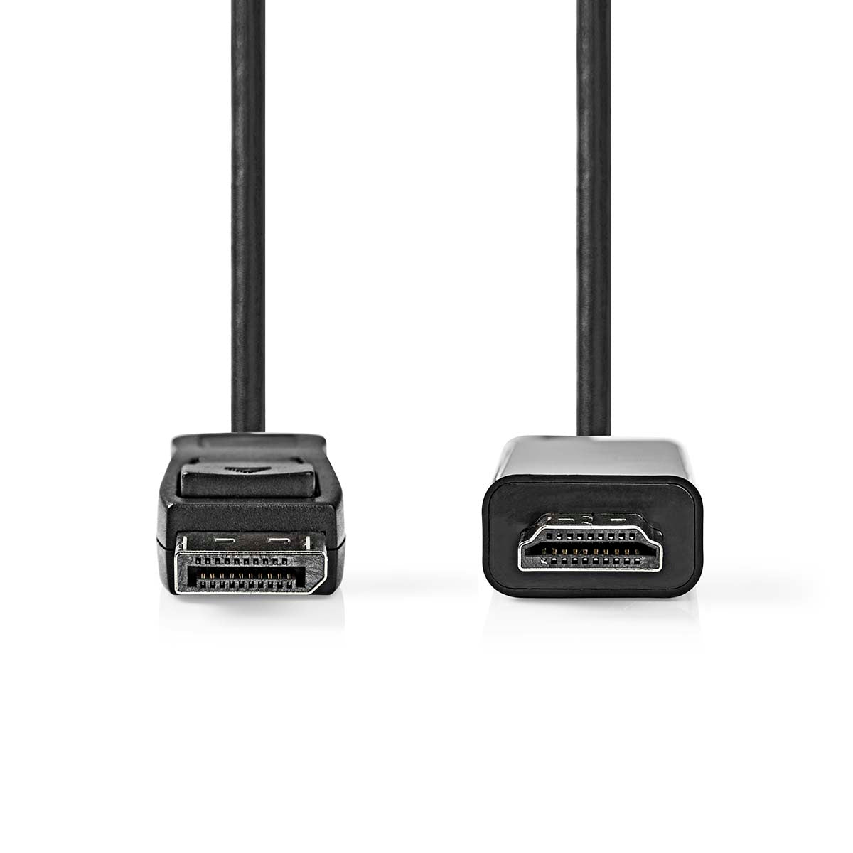 Displayport cable | DisplayPort Male | HDMI™ Connector | 1080p | Nickel Plated | 3.00 m | Round | PVC | Black | Label
