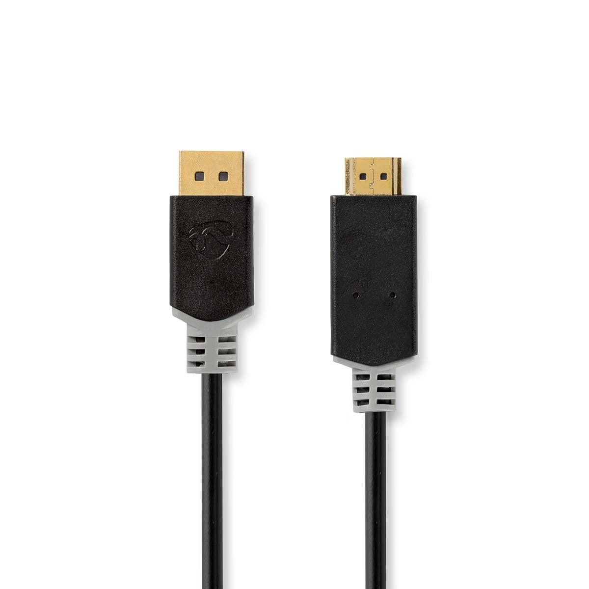 Displayport cable | DisplayPort Male | HDMI™ Connector | 4K@30Hz | Gold Plated | 1.00 m | Round | PVC | Anthracite | Box