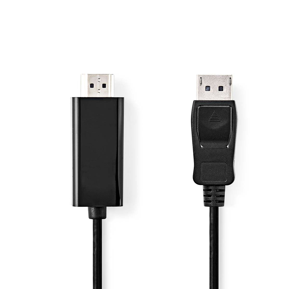 Displayport cable | DisplayPort Male | HDMI™ Connector | 4K@30Hz | Nickel Plated | 2.00 m | Round | PVC | Black | Box