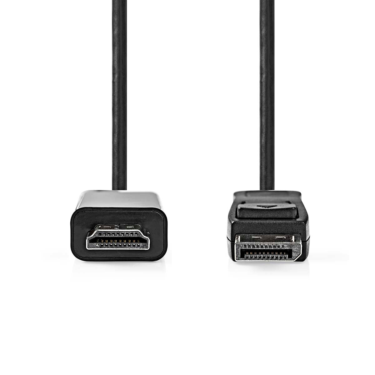 Displayport cable | DisplayPort Male | HDMI™ Connector | 4K@30Hz | Nickel Plated | 2.00 m | Round | PVC | Black | Box