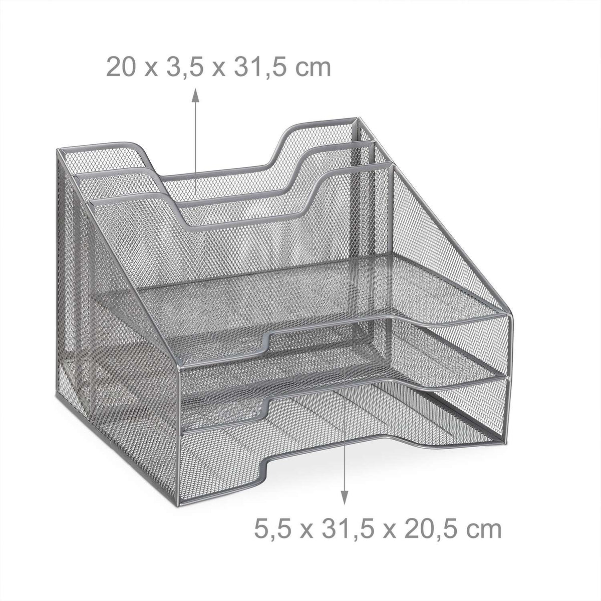 Document compartment in metal A4