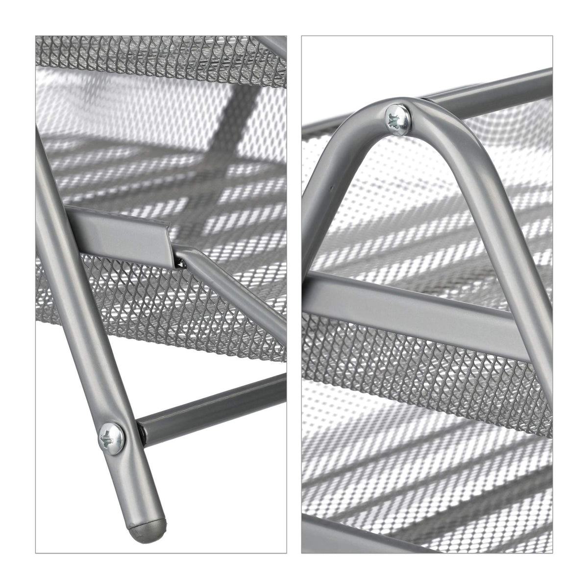 Document compartment in metal with 4 compartments