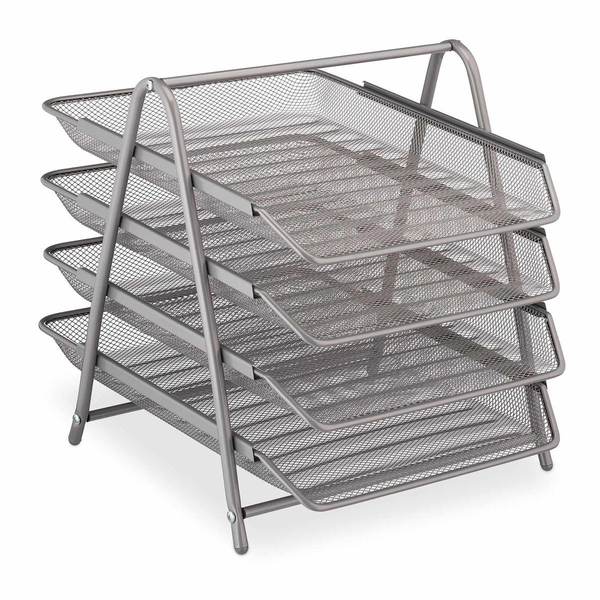 Document compartment in metal with 4 compartments