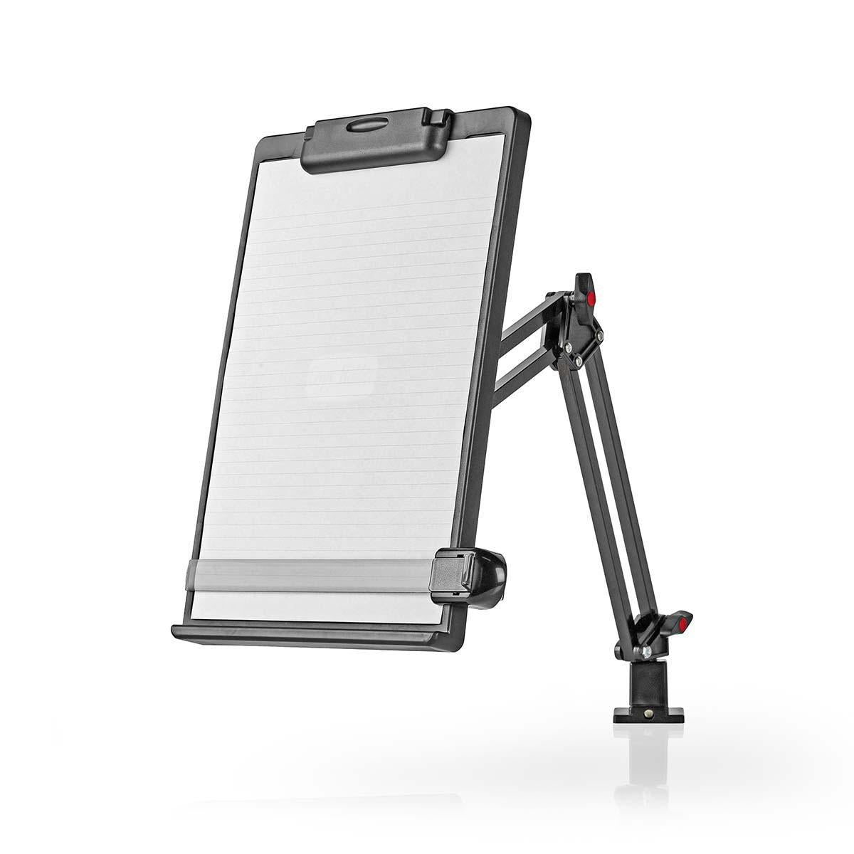 Document holder | Lock shackle | Suitable for paper size: A4 | Fully Adjustable / Adjustable Angle | Rotation angle: 360 °