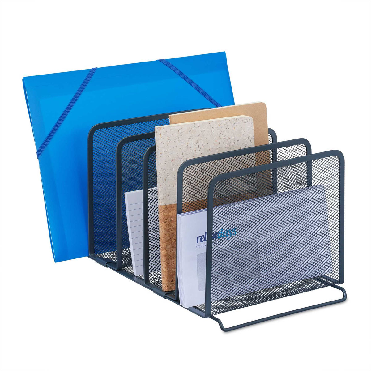 Document holder with 5 compartments anthracite