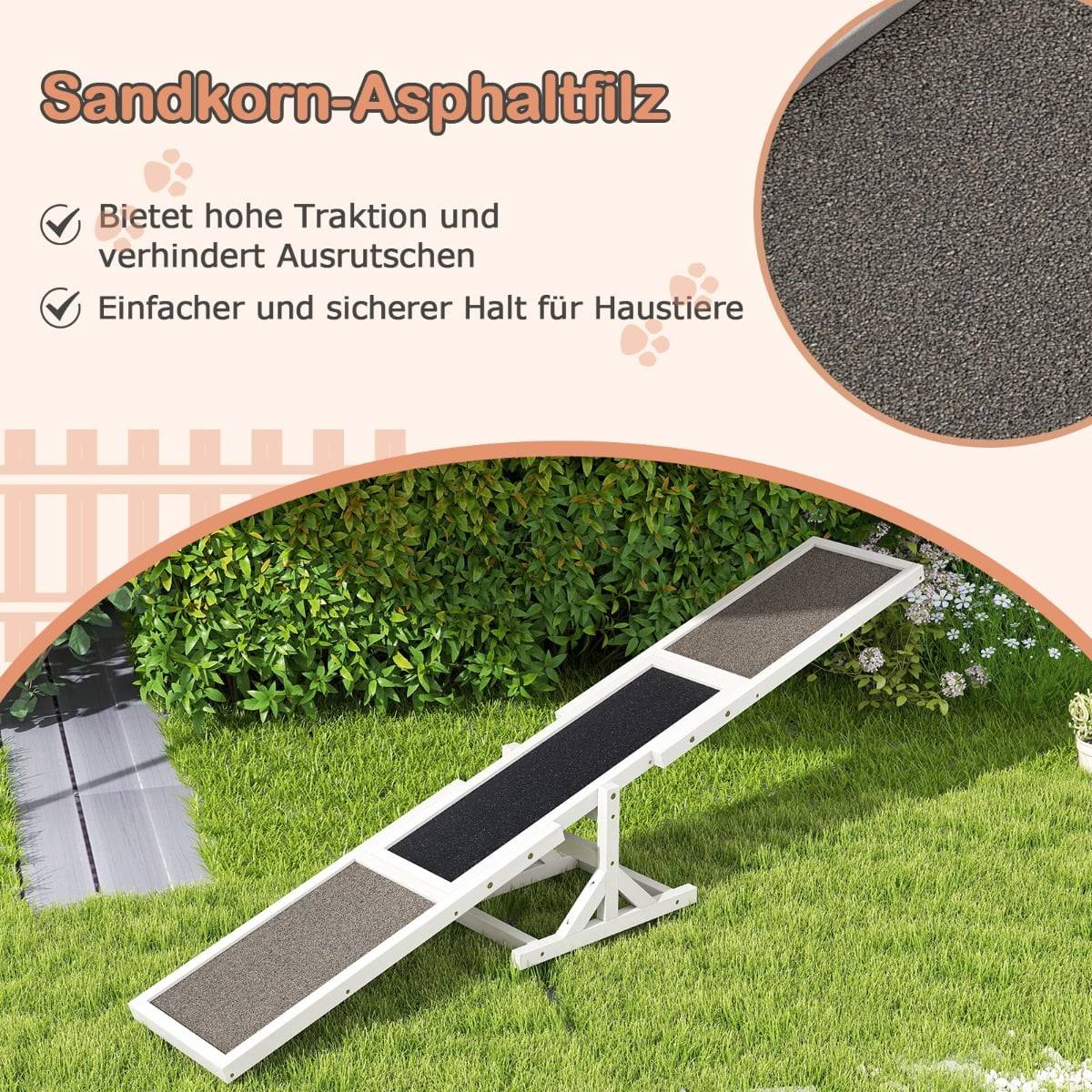 Dog Agility Seesaw – Durable Wood, Non-Slip Surface