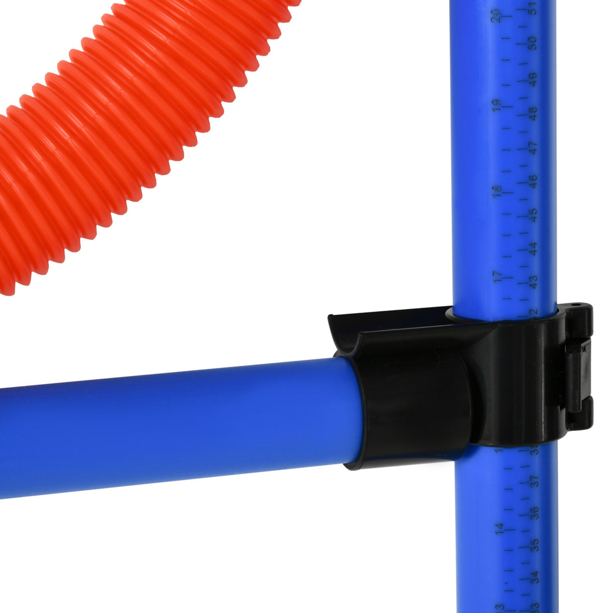 Dog Agility Training Equipment, Agility Exercise Set, Dog Agility Set, 3 In 1 Dog Sports Training Area, Blue+Red