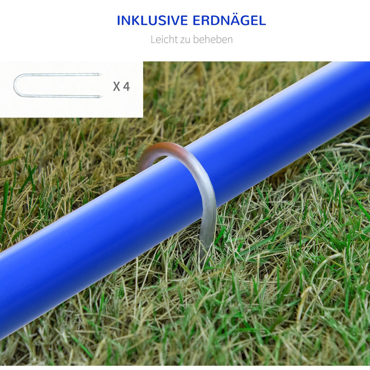 Dog Agility Training Equipment, Dog Agility Set, 4-Piece Dog Training Set With Carry Bag, Blue + Orange, 88 X 64 X 95 Cm