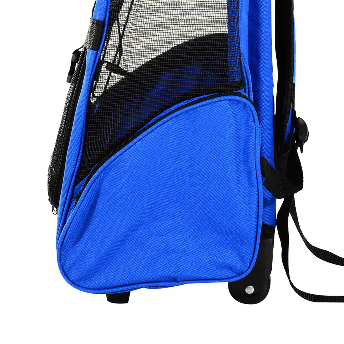 Dog Bag Carrier Bag Dog Trolley 2-In-1, Breathable, Oxford Fabric, Blue, 42X25X55 Cm
