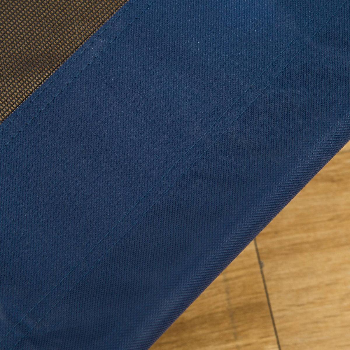 Dog Bed Dog Lounger Outdoor Cat Bed Pet Bed Sleeping Place Steel 600D Oxford Fabric Blue 76.2 X 61 X 18 Cm