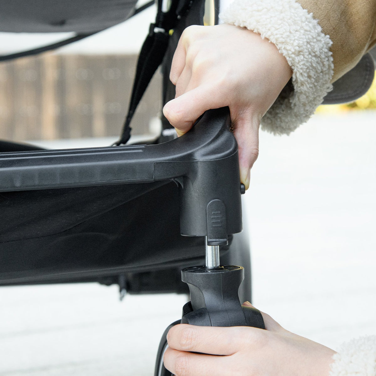 Dog Buggy Dog Cart With Rain Cover Pet Cart Cat Buggy With Safety Leashes Buggy For Small Dogs Oxford Black 84 X 58 X 110 Cm
