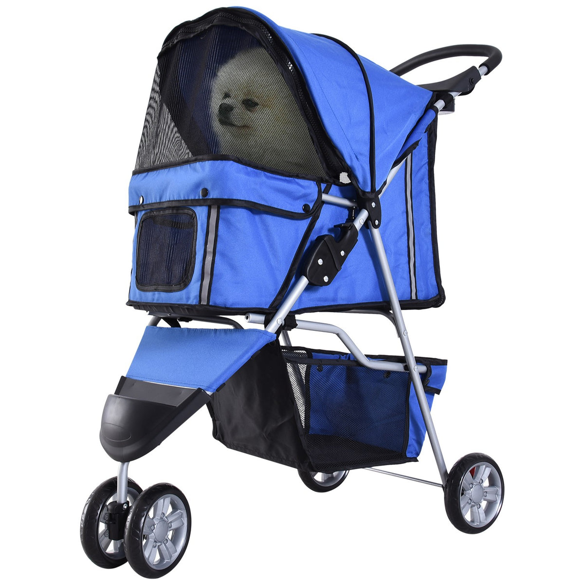 Dog Cart Dog Buggy Buggy Dogs Cats Multicolored (Blue)