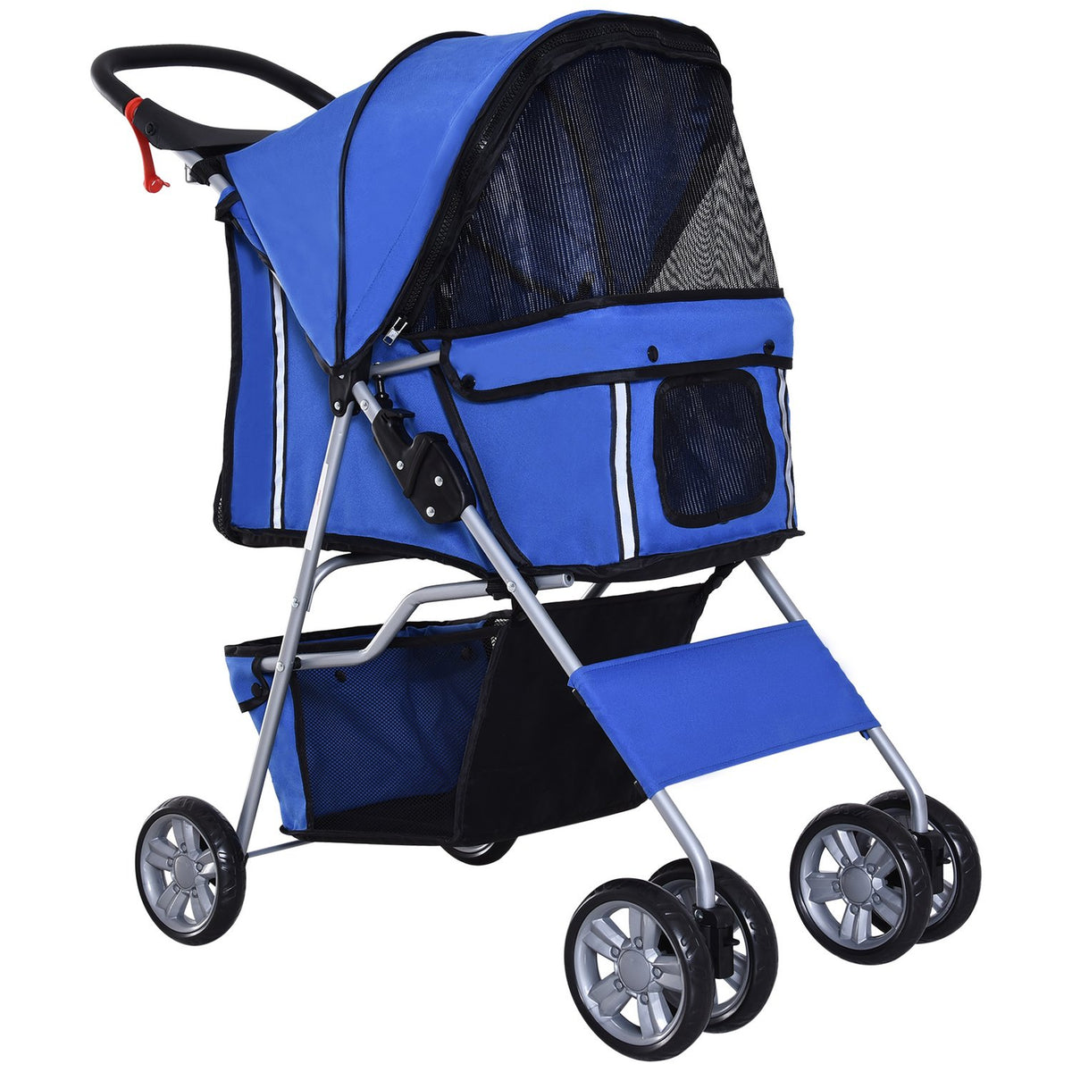 Dog Cart Dog Buggy Pet Dog Buggy Stroller Jogger Trailer Blue