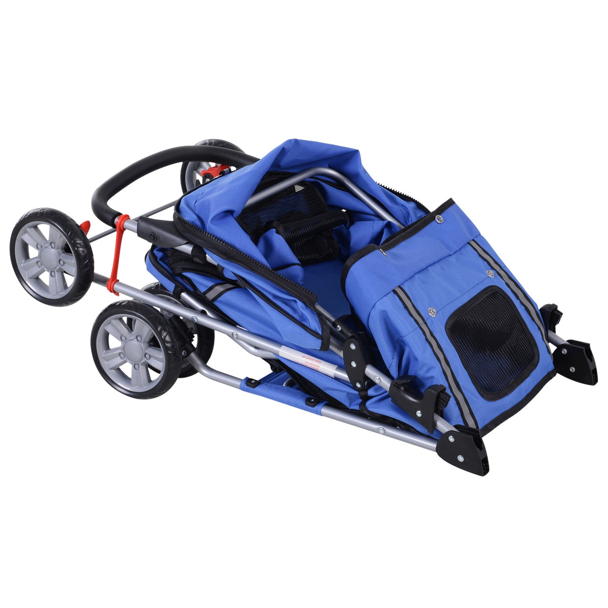 Dog Cart Dog Buggy Pet Dog Buggy Stroller Jogger Trailer Blue