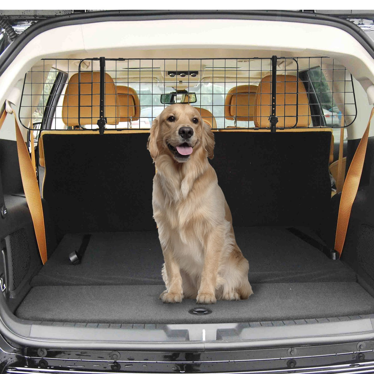 Dog Guard Car Universal Adjustable Trunk Grille Metal Black (91-152) X 30 Cm