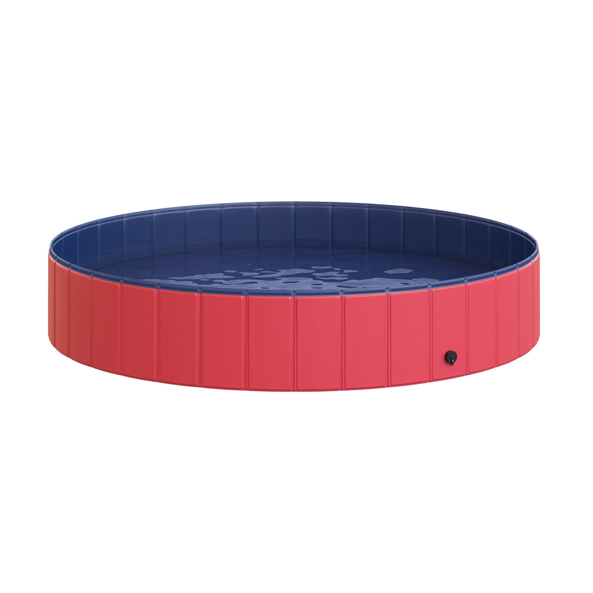 Dog Pool Xxl Paddling Pool Swimming Pool Plastic + Wood Blue Ø160Xh30Cm Summer Joy