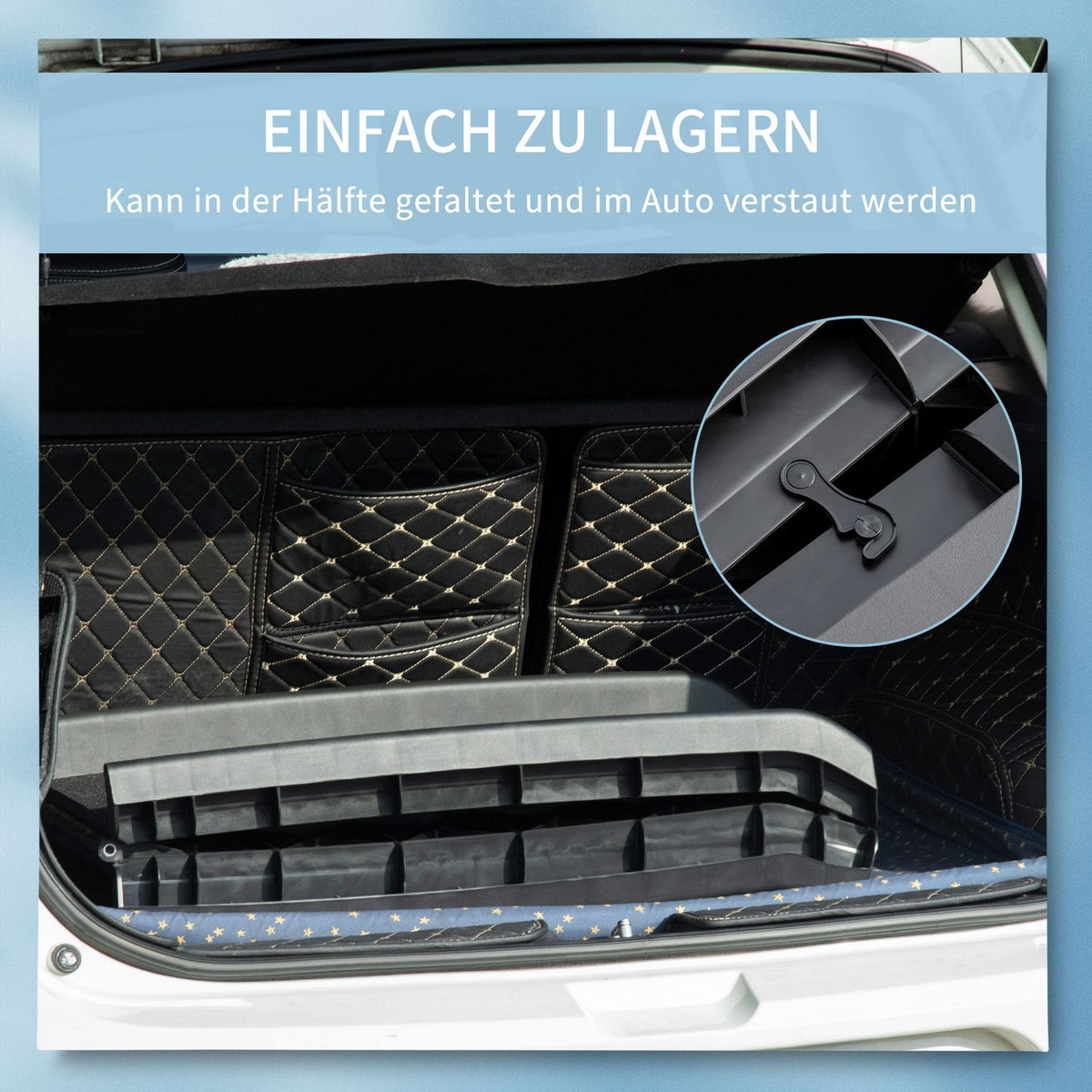 Dog Ramp Folding Pet Ramp, Non-Slip Rubber Buffer, Trunk Ramp For Pets, Black, 155X39X14Cm