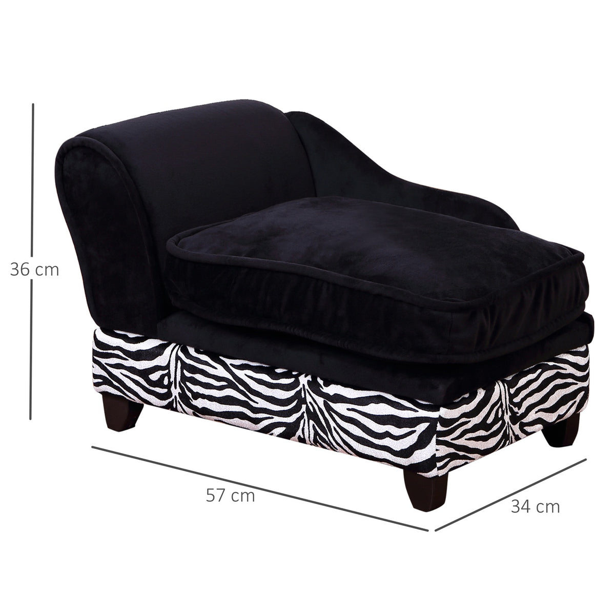 Dog Sofa Dog Couch With Storage Space, Pet Bed For Dogs & Cats