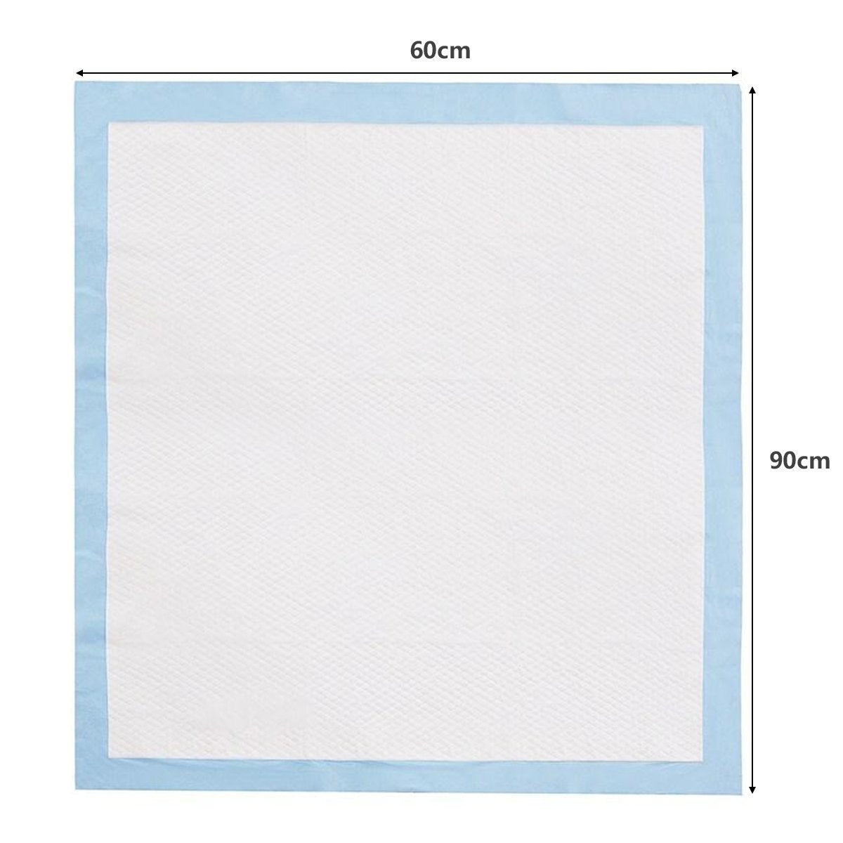 Dog Training Pads, Leak-Proof, 5-Layer, 100 Pack, 60x90 cm