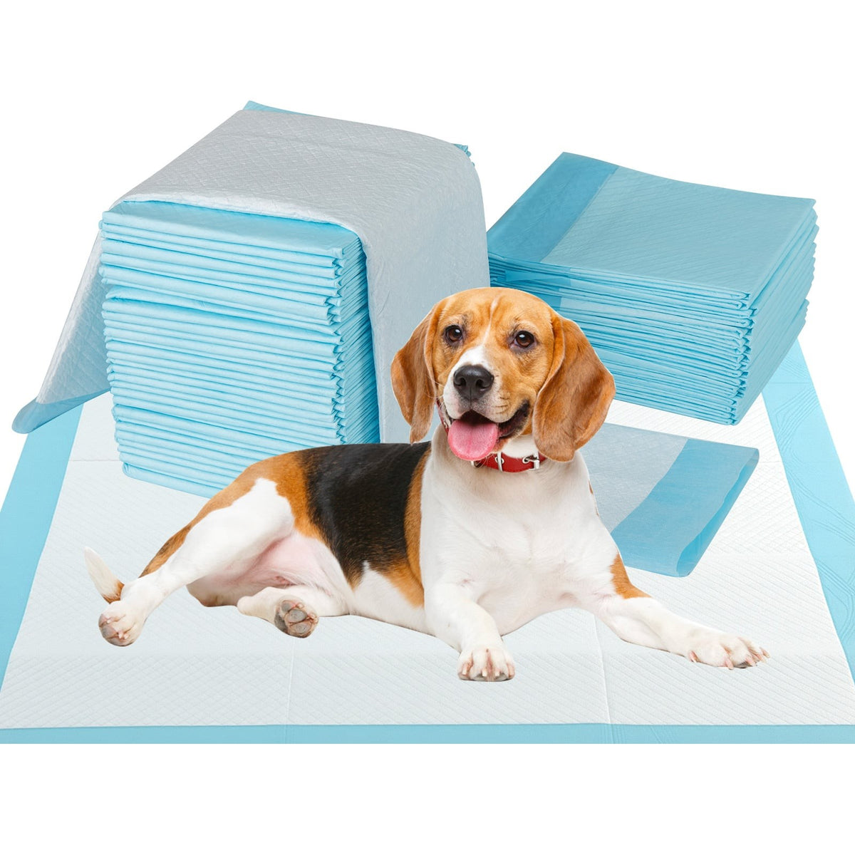 Dog Training Pads, Leak-Proof, 6-Layer, 90x60cm, 150 Pack