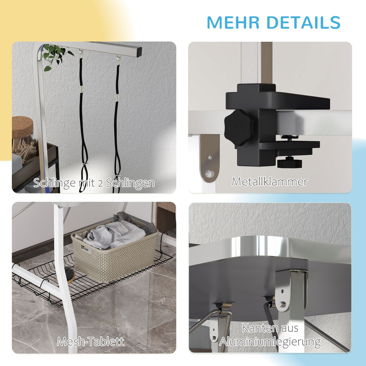 Dog grooming table, height-adjustable trimming table for dogs, foldable shearing table, pet grooming table with mesh basket, slings, for hair drying, hair cutting, load capacity up to 40kg Black+White