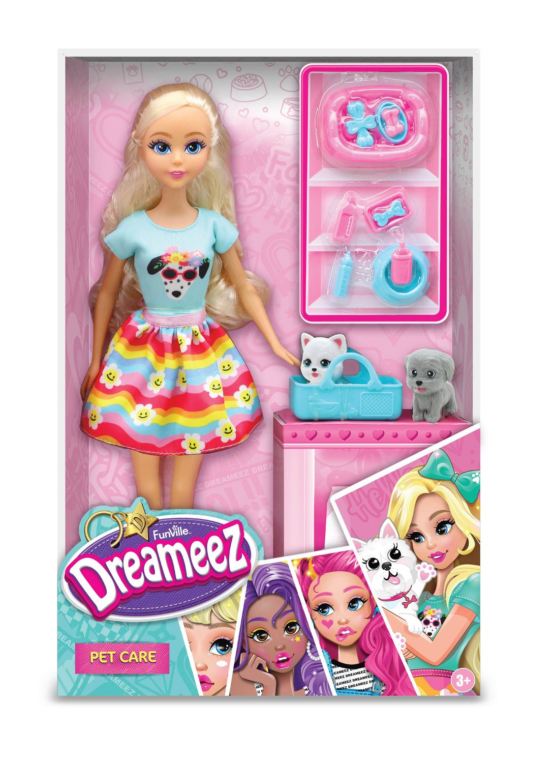 Doggy Daycare Playset with Doll, Puppies, and Accessories