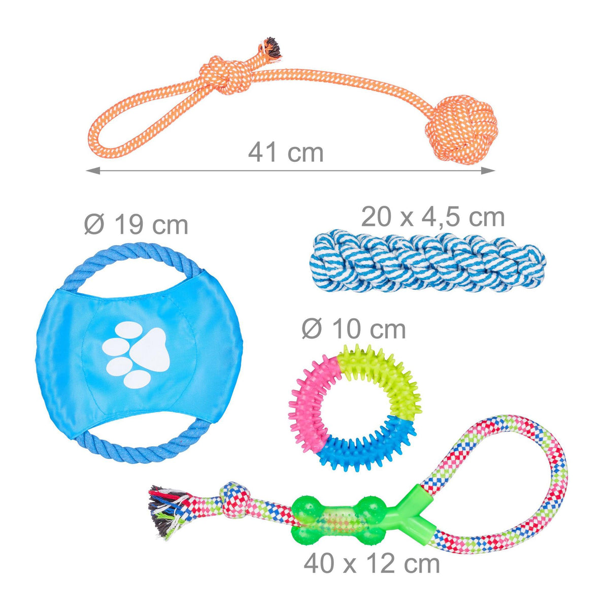 Dog toy set 10 parts