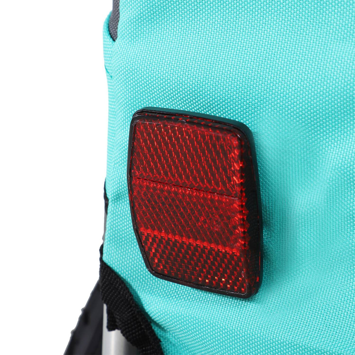 Dog trailer bicycle trailer dog transporter, Oxford fabric with rain cover, breathable, green, 130x73x90cm