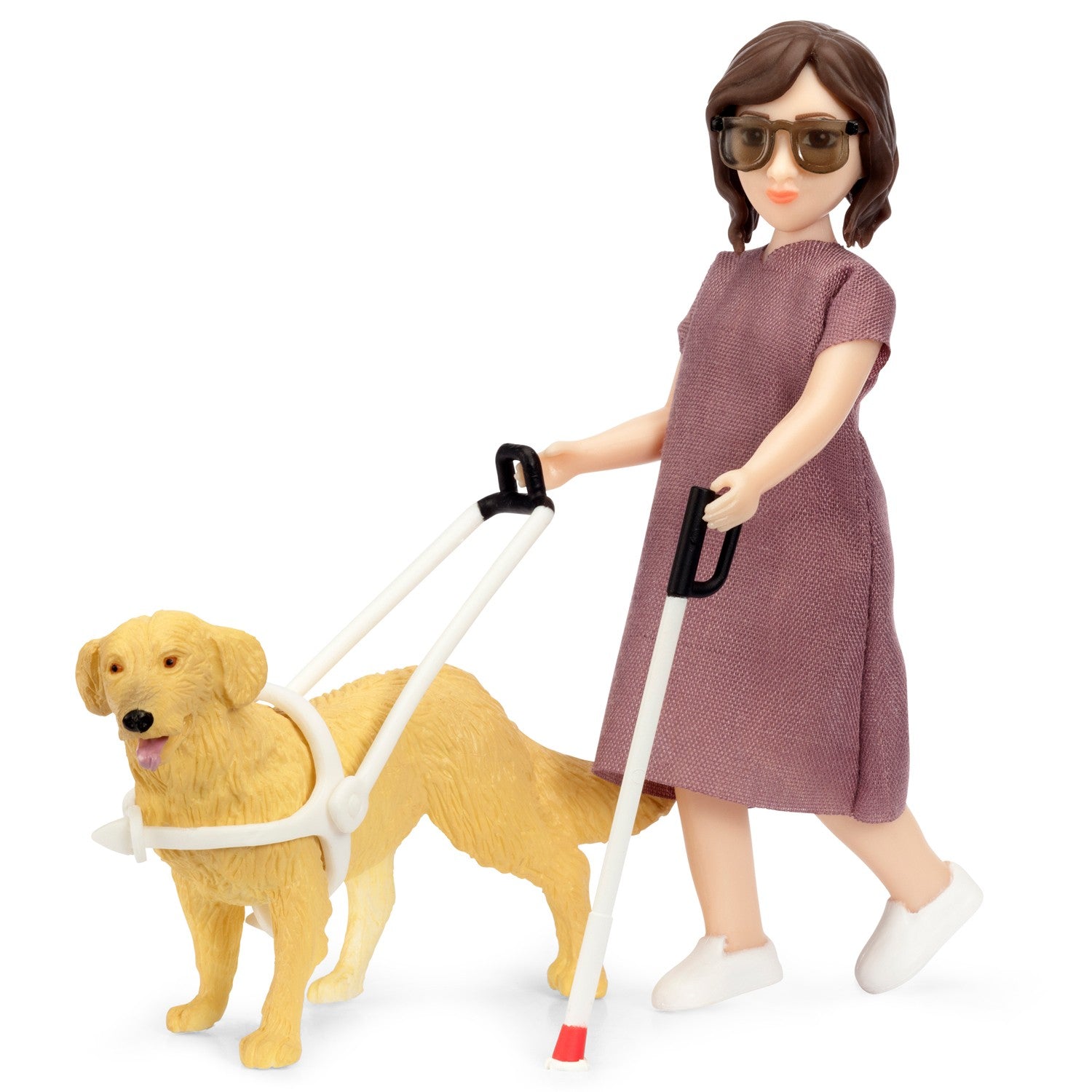 Doll Blind Cane Dog