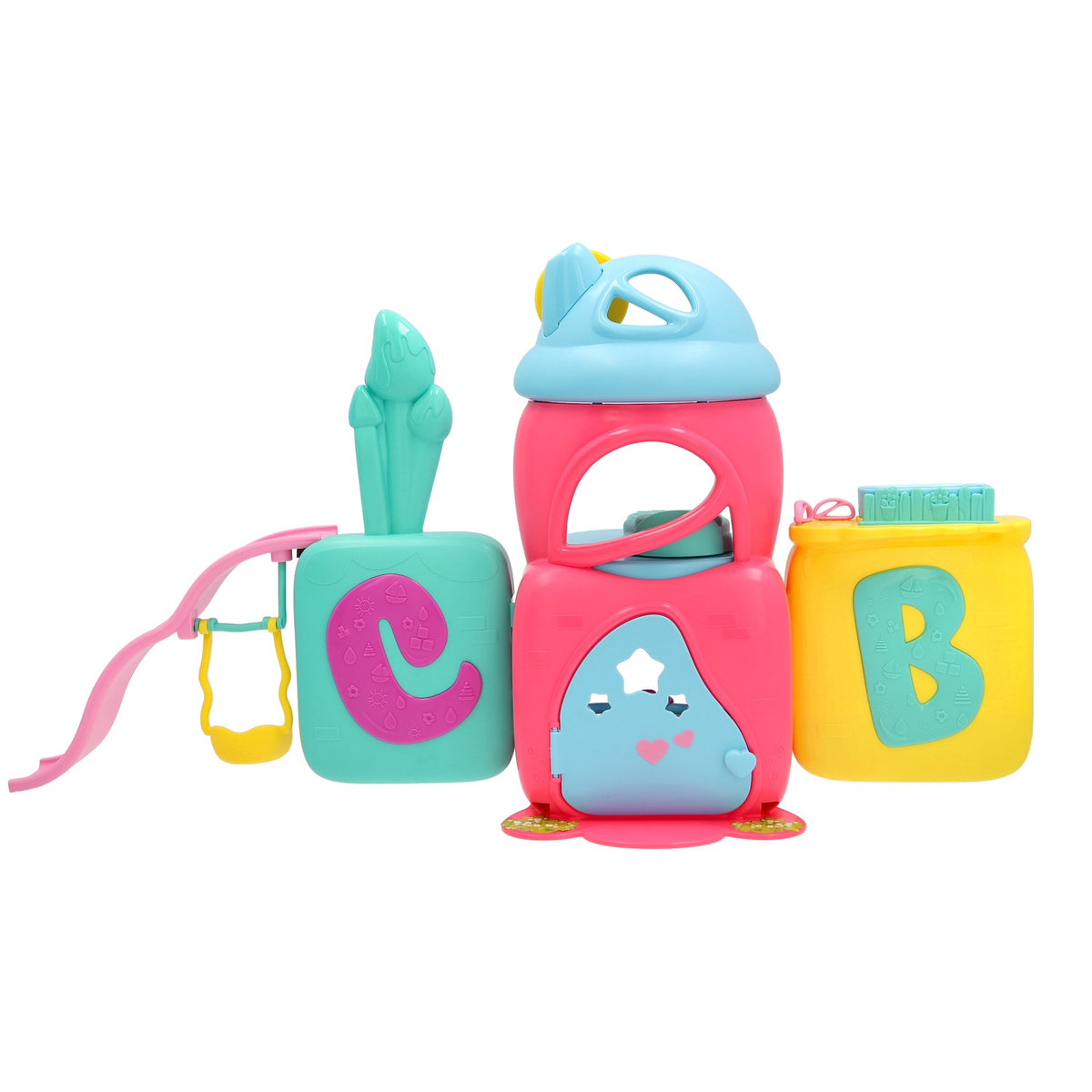 Doll Daycare Playset with Slide and Accessories