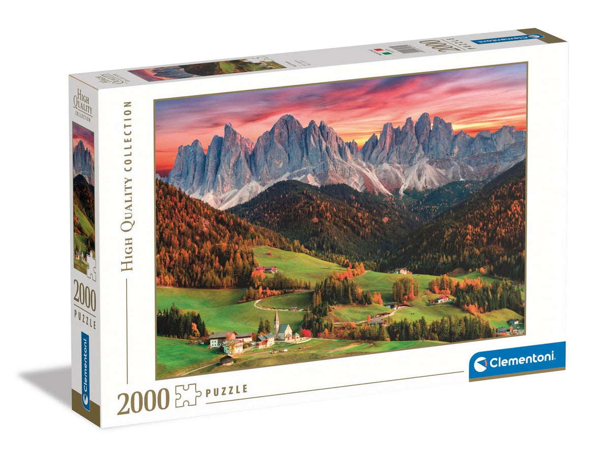 Dolomites Valley 2000-Piece Puzzle, 98 x 67 cm