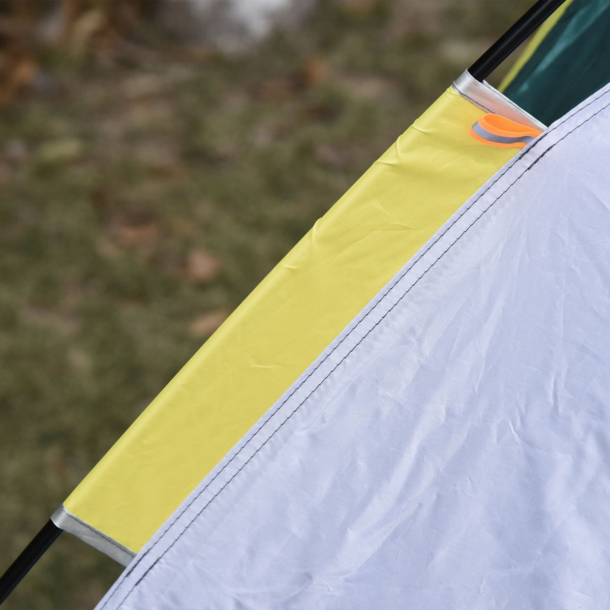 Dome Tent 3 Person Polyester Green 205X195X135Cm Pegs
