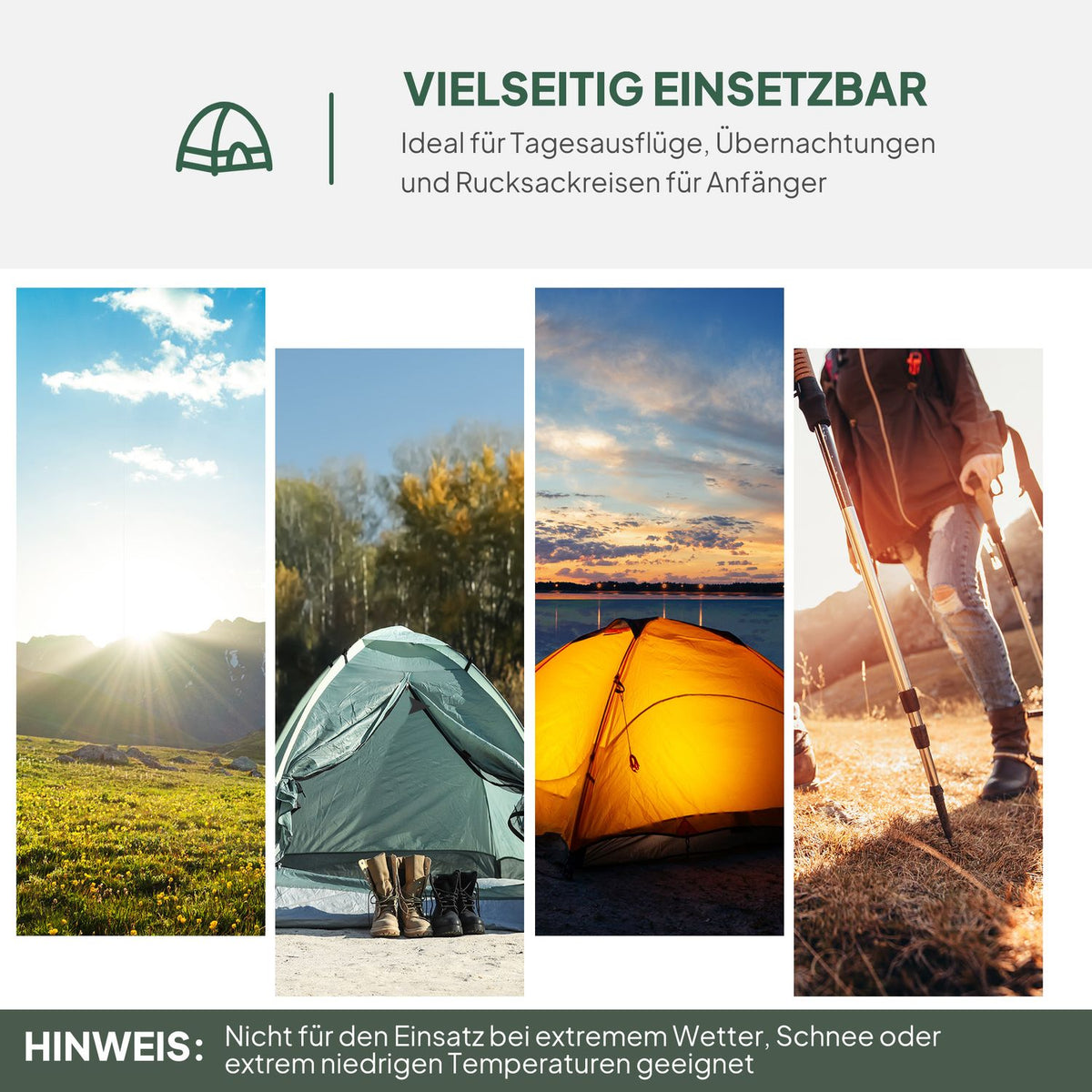 Dome tent for 2 people, lightweight, stable, waterproof family tent with door and window packing bag, hooks, camping tent with 2000 mm water column tent for camping, travel, trekking, garden